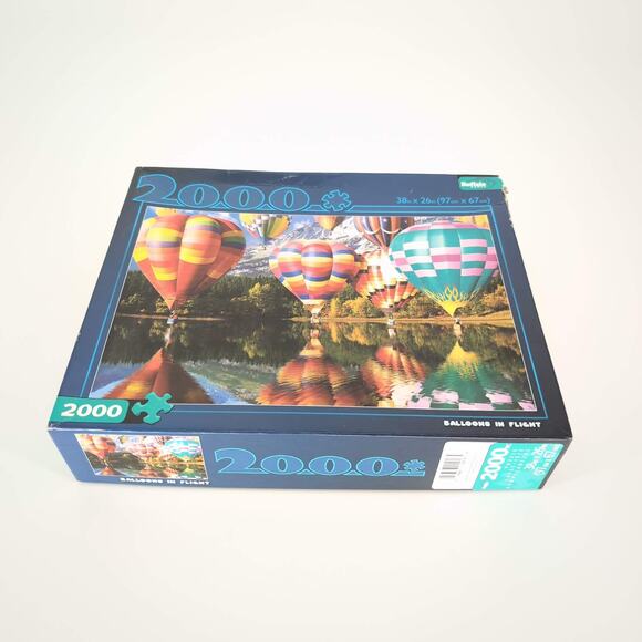 Buffalo Games Balloons In Flight 2000 Piece Jigsaw Puzzle with Poster - GUC - Picture 4 of 13